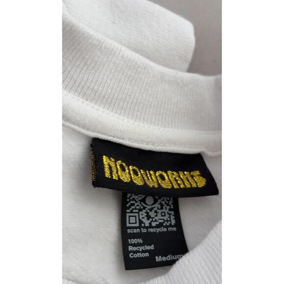 Nooworks Crew Neck Heavyweight Cotton Sweatshirt Pullover Skater Size Medium - Picture 9 of 9